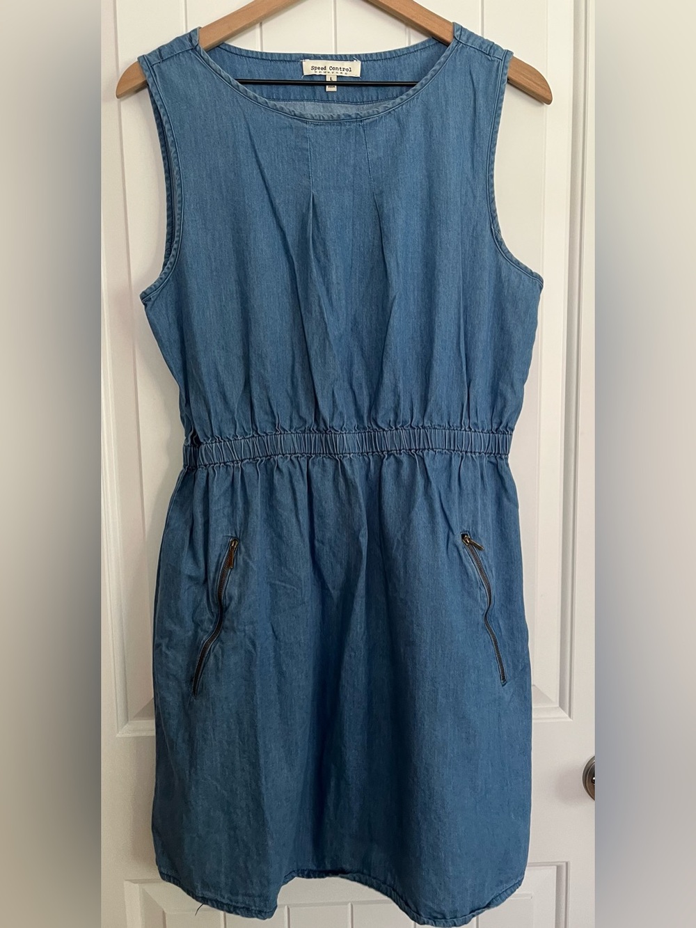Speed control denim dress Large